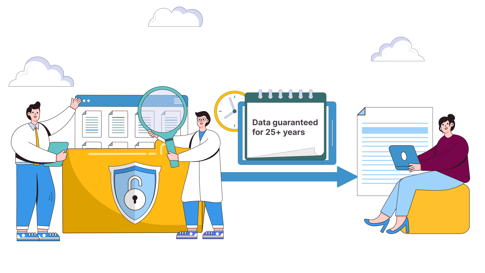 Data guarantee for 25 years